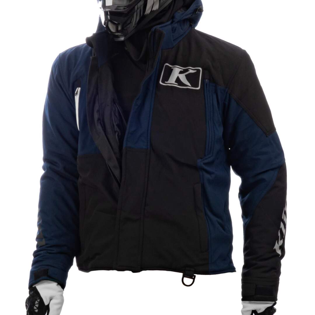 Куртка для снегохода KLIM KOMPOUND №2 black-gray (текстиль) (XL)