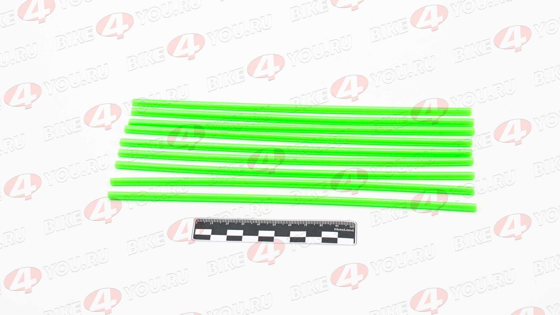 Трубки декоративные на спицы 10-21" (компл) салатовые Трубки декоративные на спицы 10-21" (компл) салатовые