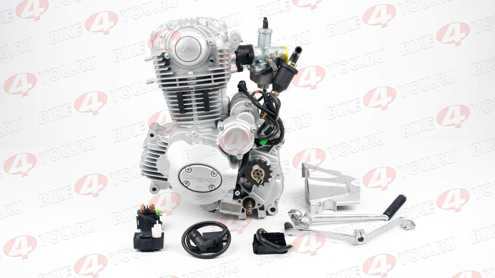 Двигатель 250см3 165FMM CBB250 (65,5x66,2) грм цепь, балансир, 5ск Двигатель 250см3 165FMM CBB250 (65,5x66,2) грм цепь, балансир, 5ск